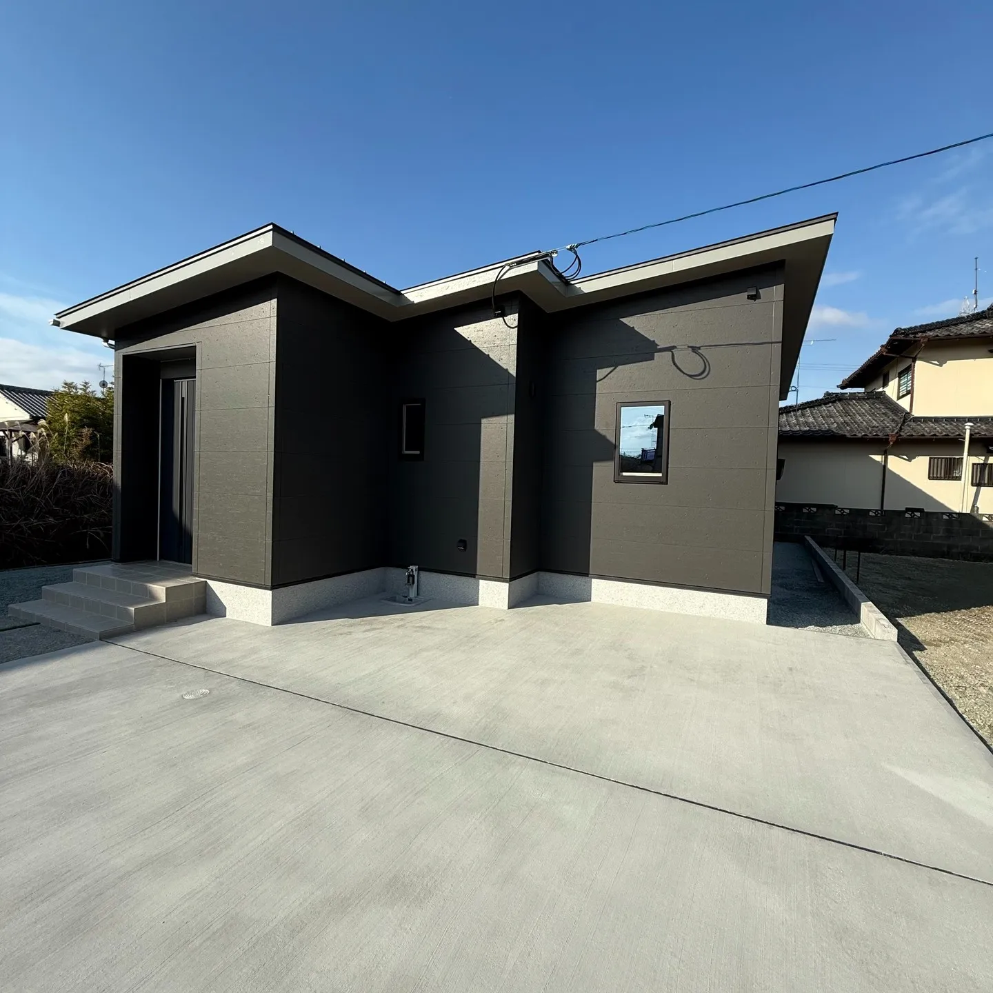 高断熱なコンパクトな平屋モデルハウス