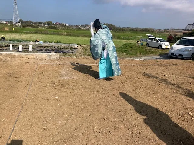 長洲町H様邸地鎮祭