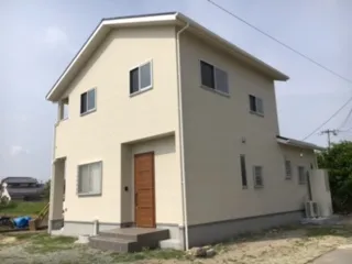 解放感のあるリビングの家