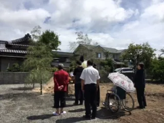 地鎮祭でした。