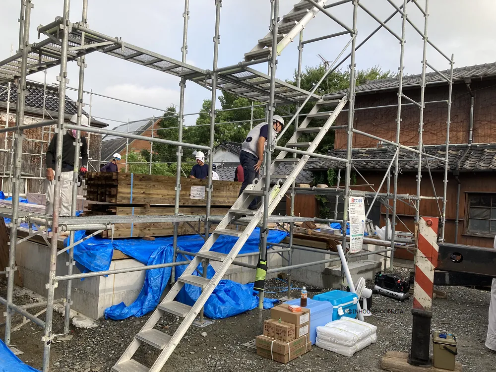 みやま市F様邸　上棟