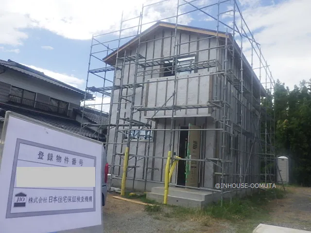 荒尾市K様邸 躯体検査