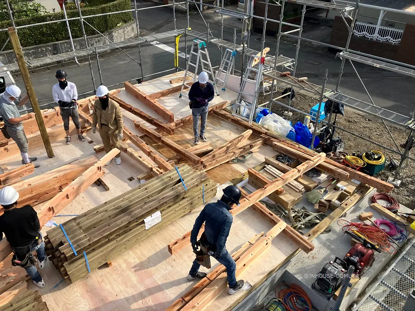 大牟田市M様邸上棟