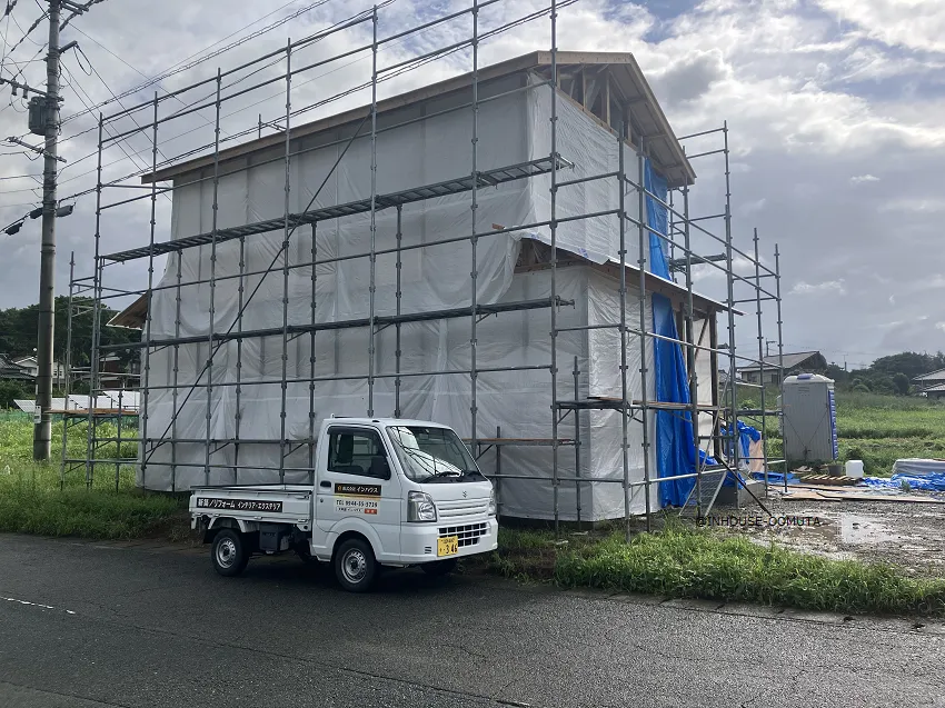 荒尾市N様邸　上棟