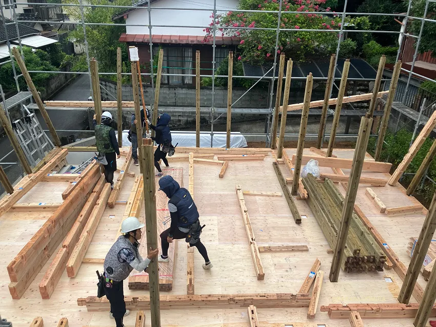 荒尾市I様邸　上棟