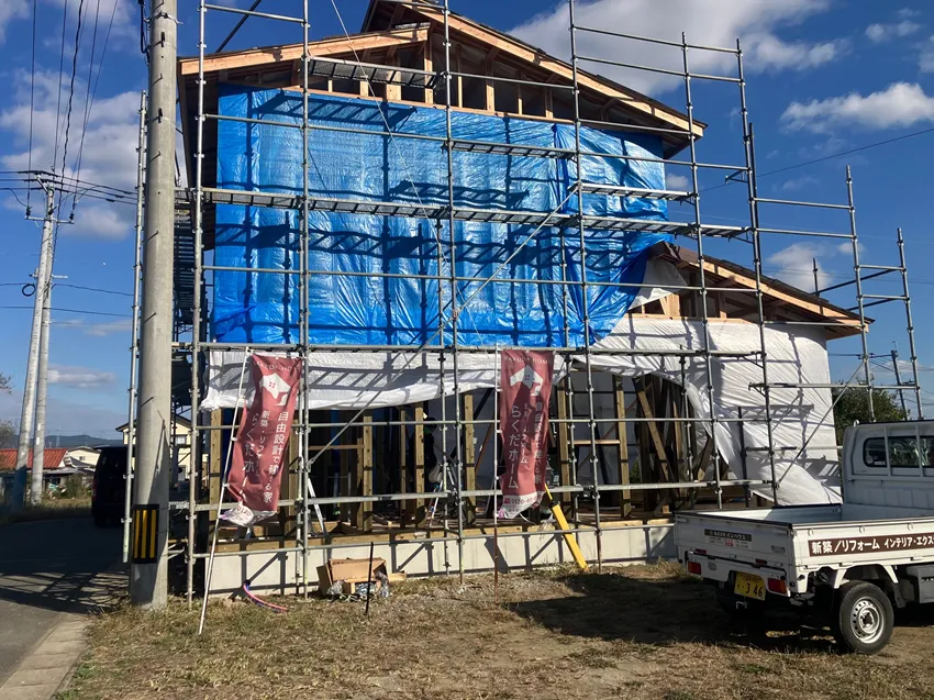 長洲町M様邸　上棟