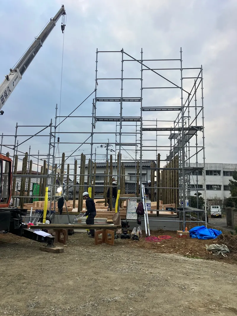 荒尾市S様邸　上棟