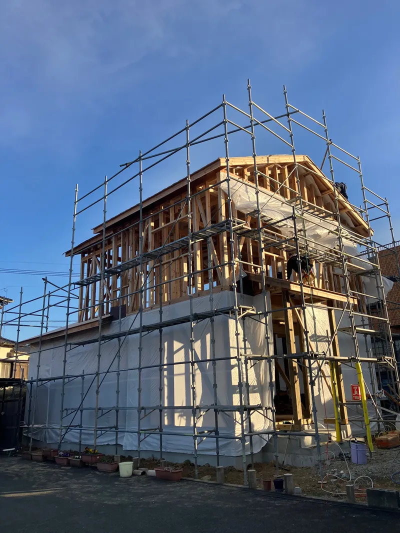 荒尾市K様邸上棟