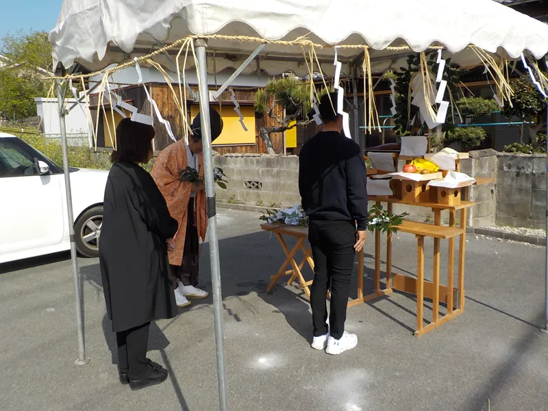 柳川市S様邸　地鎮祭