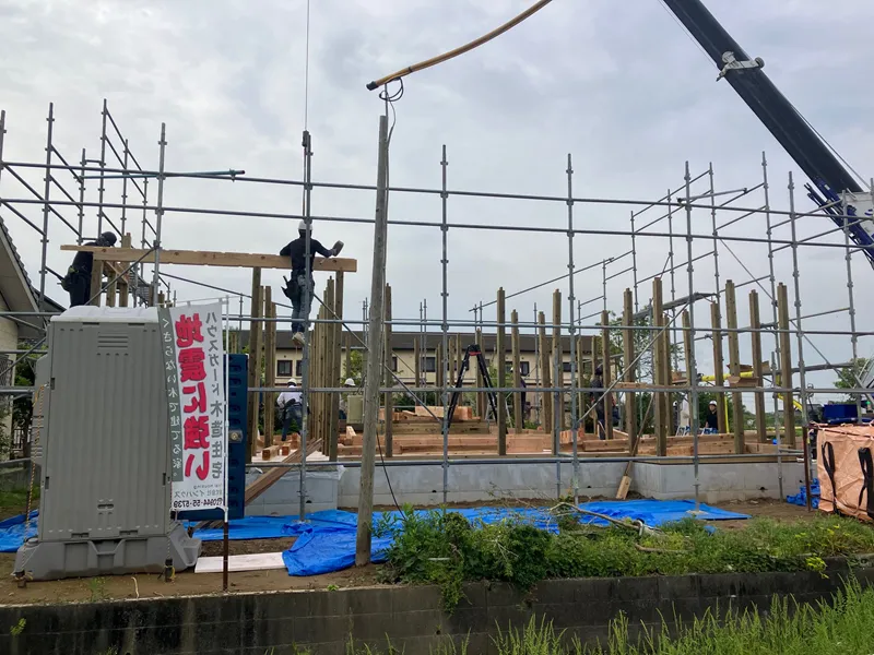 大牟田市K様邸上棟