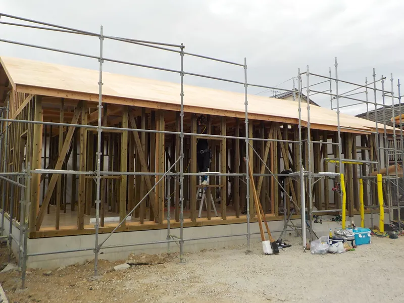 荒尾市H様邸上棟